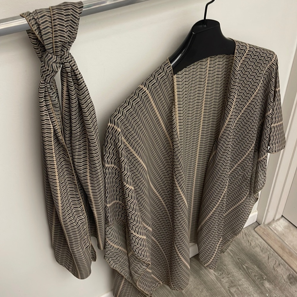 Hawaii designer Ari South Multi purpose/cape Jacket top one size